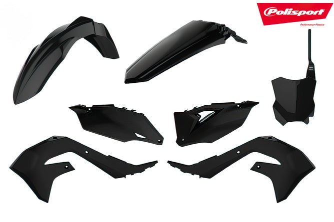 Fairing Kit Polisport svart KX 450