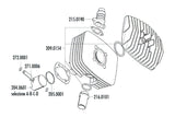 Piston Polini Series 6000 80Cc 48mm (B) Zündapp Corsa 50