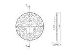Brake Disc rear 180mm NG Brake Disc Sherco
