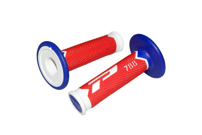 Grips ProGrip 788 med triple density vit/röd/blå
