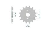 Front Sprocket Afam 420 / 15 teeth CR 80 / 85