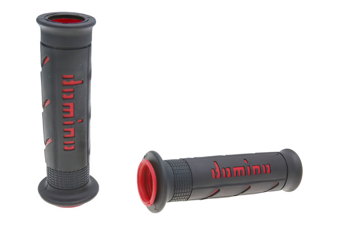 Grips Domino A250 On-Road svart / röd (öppen ände)