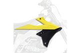 Side Panels front Polisport original colour 2018 yellow / black Suzuki RM-Z 450