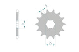 Front Sprocket Afam 10 teeth Kawasaki / Yamaha