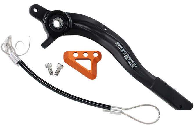 Bromspedal aluminium Moose Racing KTM SX / EXC orange