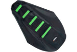 Seat Cover ribbed Moose Racing KX 80 / 85 black / green