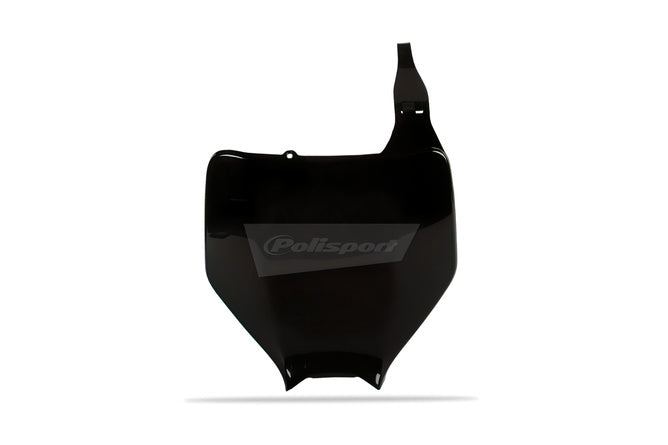 Nummerplåt fram Polisport KX 125-250 KX F 03-08 svart