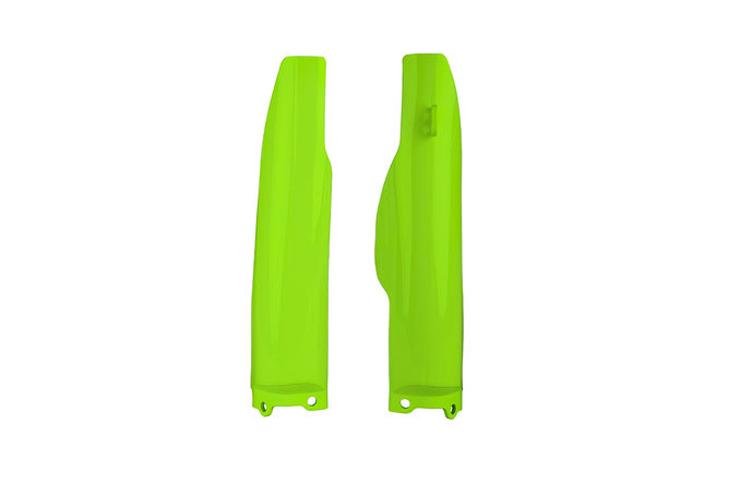 Gaffelskydd Polisport grön citron Kawasaki KX 125 / 250