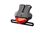 License Plate Holder universal with red LED tail light