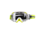 MX Goggles double lens Doppler white / yellow