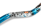 MX Handlebar Stage6 Fatbar Design 28,6mm blue