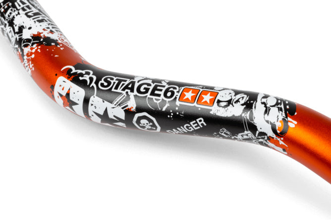 MX Styre Stage6 Fatbar Design 28,6mm orange