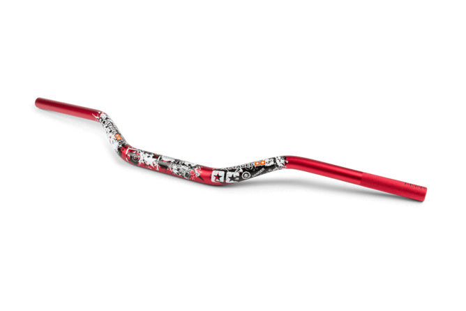 MX Styre Stage6 Fatbar Design 28,6mm röd