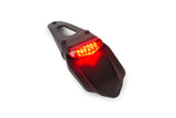 License Plate Holder w/ taillight red 9 LEDs 50cc Supermoto