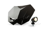 Headlight Motocross + Extra Light Black