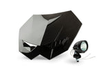 Headlight Motocross + Extra Light Black