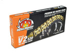 Chain Moto Master MX V2-520G 120 links (clip links)