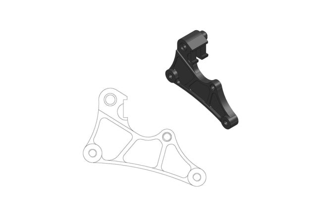 Bromsklotsfäste Moto Master Supermoto Street 320mm KXF efter 2006