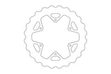 Brake Disc fixed Moto Master Nitro solid rear YZ / YZF