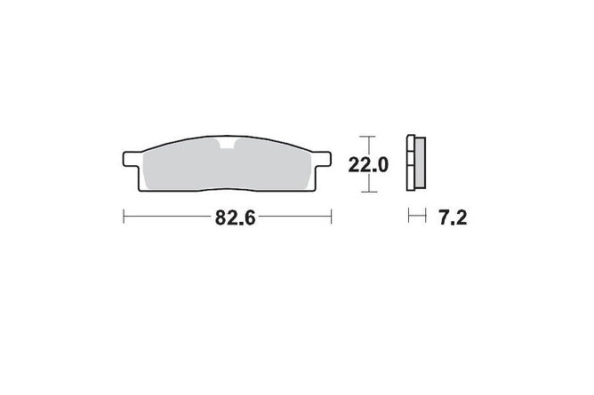Bromsbelägg fram Moto Master 091212 Sinter Pro Racing GP YZ 65 / 85