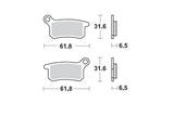 Brake Pads rear Moto Master 094611 Sinter Pro Racing TC / SX 65