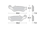 Brake Pads front Moto Master 094912 Sinter Pro Racing GP YZ / YZF