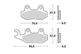Brake Pads front Moto Master Pro Racing GP YZ 92-97 / RM 87-95