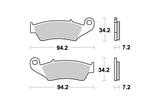 Brake Pads front Moto Master Nitro Honda CR 250