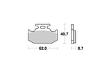 Brake Pads rear Moto Master Nitro KX 125 / 250 1989 à 1994