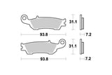 Brake Pads front Moto Master Nitro YZ / YZF