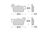 Brake Pads rear Moto Master Nitro Sport KXF / RM-Z