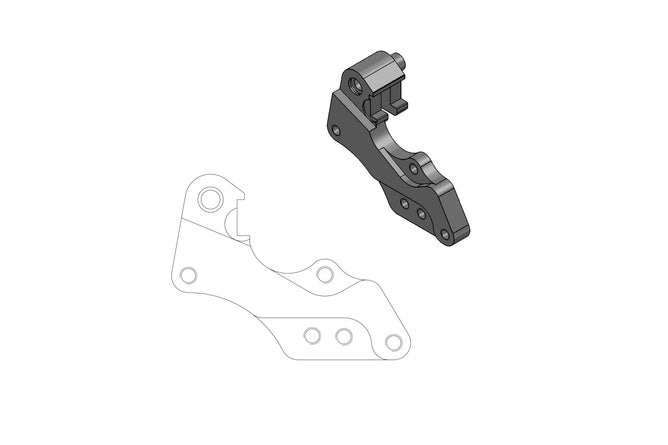 Bromsok Fäste 298mm Moto Master YZF 1998 - 2006 / WRF 1998 - 2016