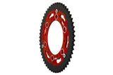 Rear Sprocket bi-metal red 53 teeth - 420 Conti CHR Aprilia SX 50
