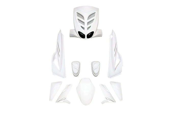 Fairing Kit 6 delar BCD vit MBK Stunt / Yamaha Slider