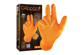 Work Gloves Nitrile High Resistance orange - 25 pairs - T11 (XXL)