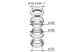 Steering Head Bearings Piaggio Ciao