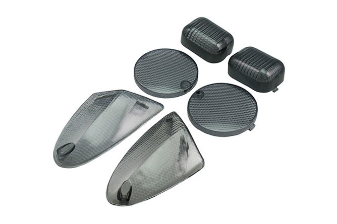 Blinker / Bakljus Linssats STR8 Aprilia SR50 2000-2005 svart
