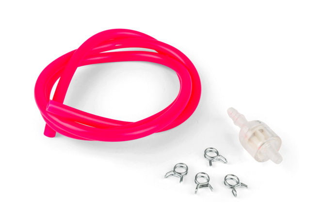 Kit Bränsleledning + Filter d.5mm rosa