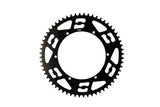 Rear Sprocket 60 teeth Doppler aluminium CNC black MBK 51 / Peugeot 103