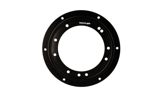 Platta f. bakdrevet Doppler aluminium svart Peugeot 103