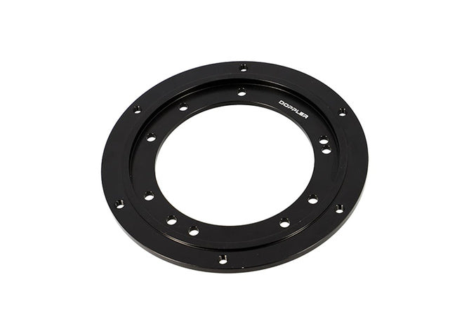 Platta f. bakdrevet Doppler aluminium svart Peugeot 103