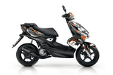 Graphic Kit Yamaha Aerox after 2013 Stage6 orange / white