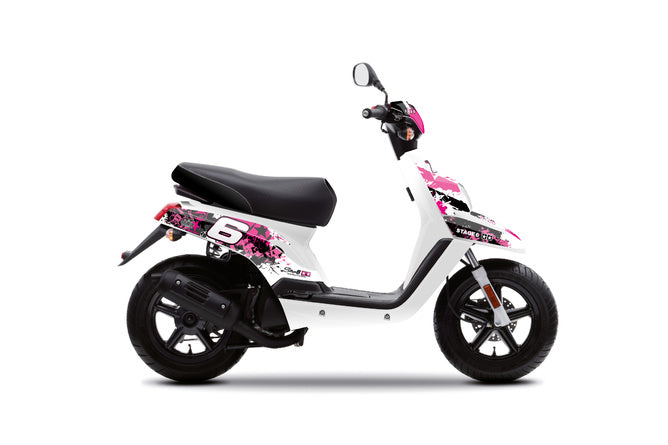 Dekal Kit Yamaha BWs efter 2004 Stage6 rosa / svart