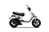 Decal Kit Stage6 Yamaha BWs after 2004 orange / white