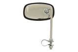 Mirror Vintage L/R square chrome steel