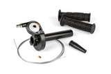 Quick Action Throttle with grips and throttle cable universal black