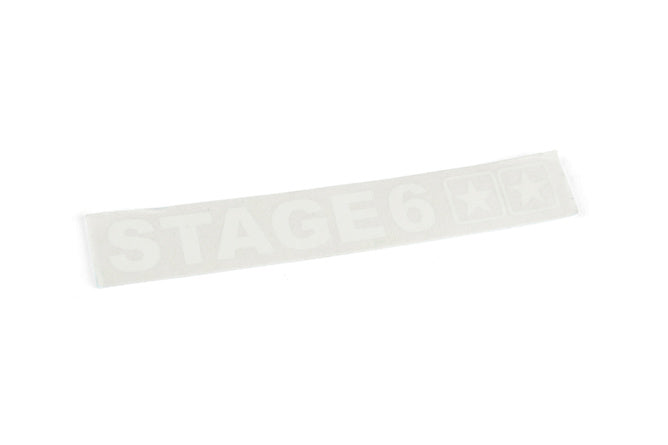Sticker Stage6 110x33mm vit
