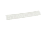 Sticker plotted Stage6 110x33mm white