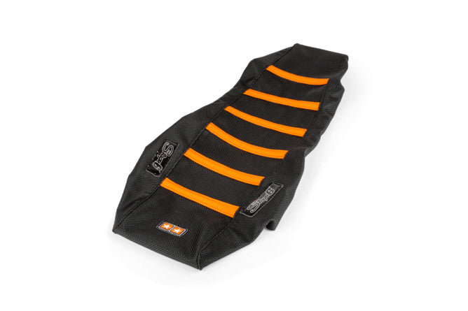 Säteöverdrag Stage6 svart - orange Rieju MRT