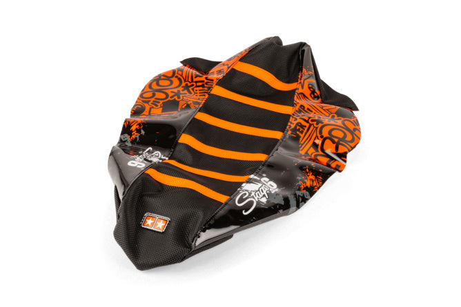 Sitskydd Rieju MRT Stage6 Full Covering orange / vit